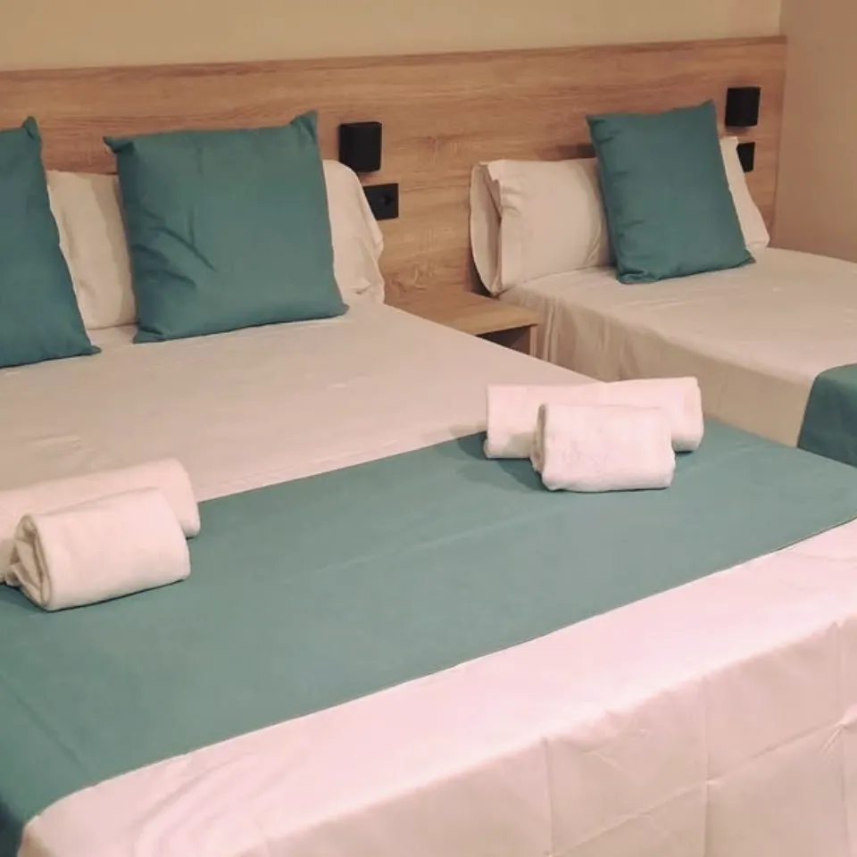 Hotel room for attendees of a corporate meeting