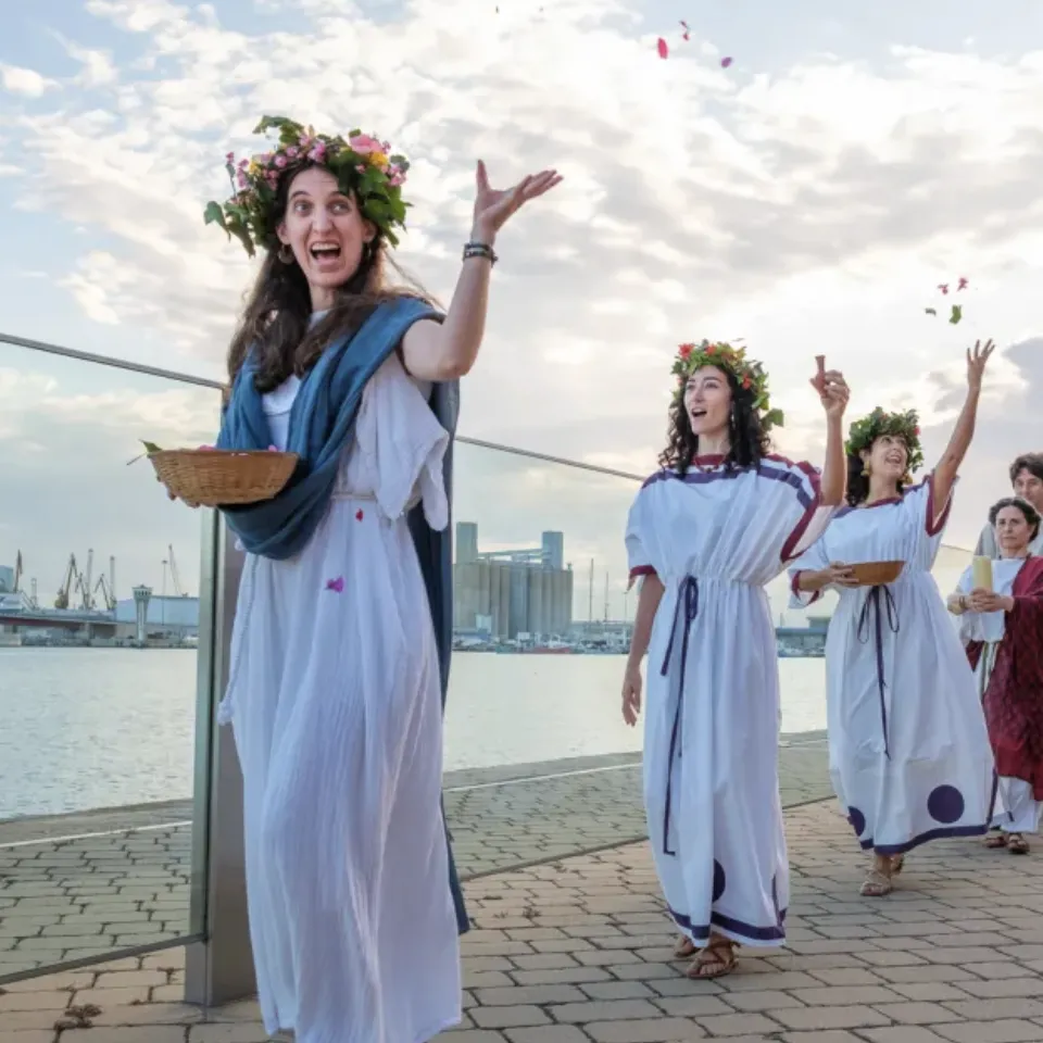 Recreación histórica Tarraco Viva con ambiente romano
